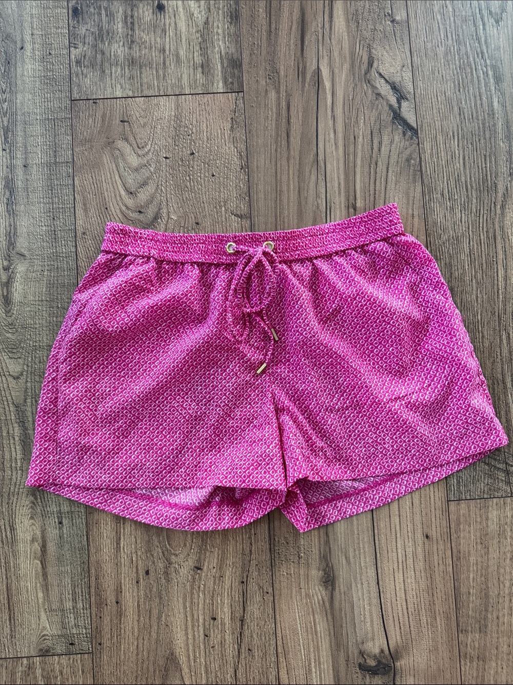 Women's Michael Kors Pink Drawstring Casual Shorts